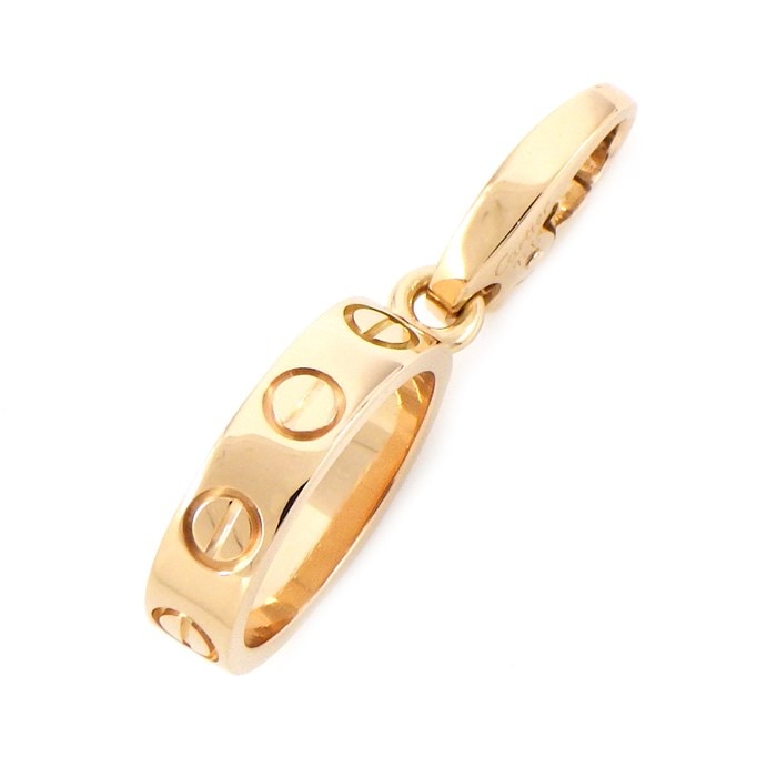 【カルティエ Cartier】チャーム ペンダントトップ ラブ K18PG 