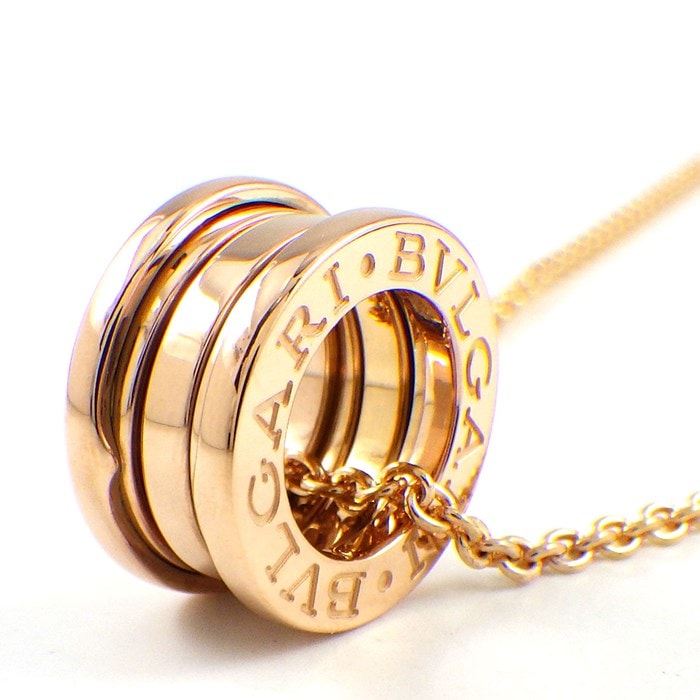 【ブルガリ BVLGARI】ネックレス B-zero1 ビーゼロワン K18PG 