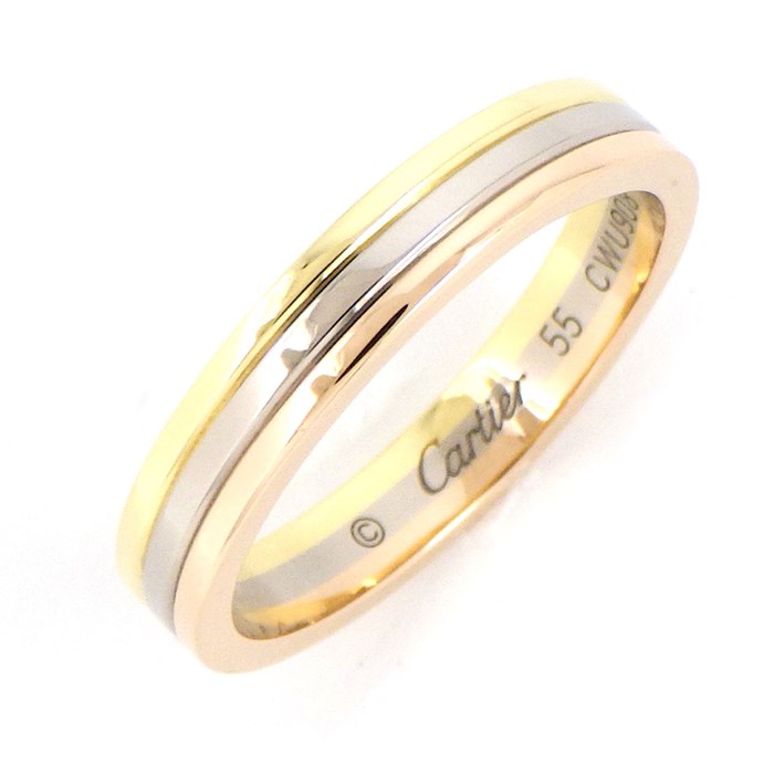 【カルティエ Cartier】リング トリニティ ウェディング ルイ カルティエ ヴァンドーム K18PG K18WG K18YG 14.5号 / #55 