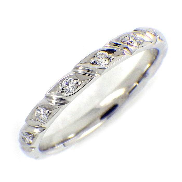 【ショーメ Chaumet】リング トルサード ツイスト ハーフ 8ポイント ダイヤモンド PT950 13.5号 / #54 