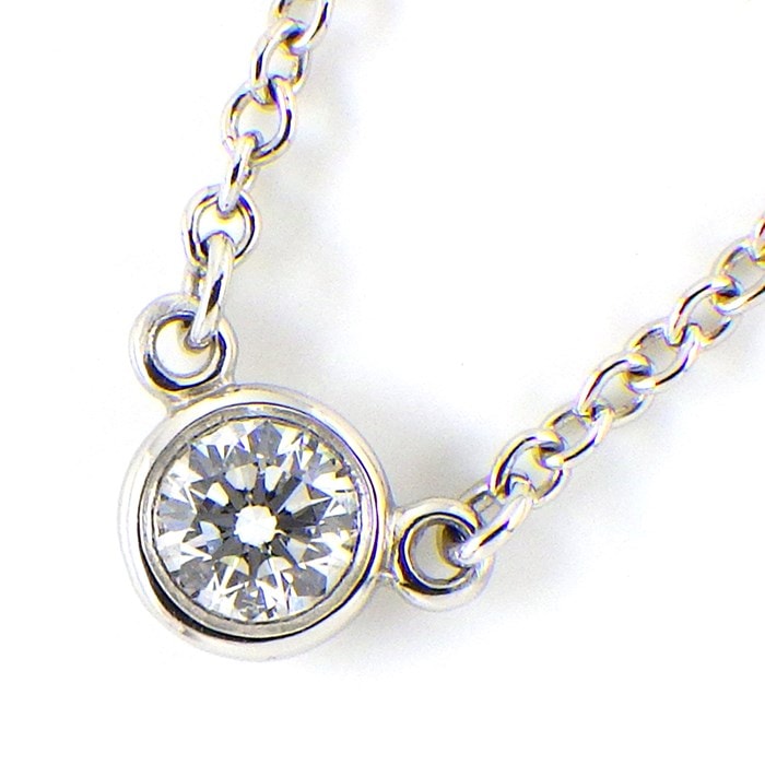 TIFFANY ティファニー バイザヤード ピアス Pt950ダイヤモンド 片耳 オンラインストアお値下 ティファニー Pt950 バイザヤード