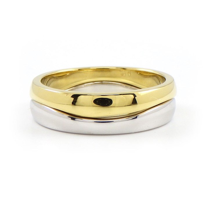 【カルティエ Cartier】リング ラブミー 2連 K18YG K18WG 12.5号 / #53 