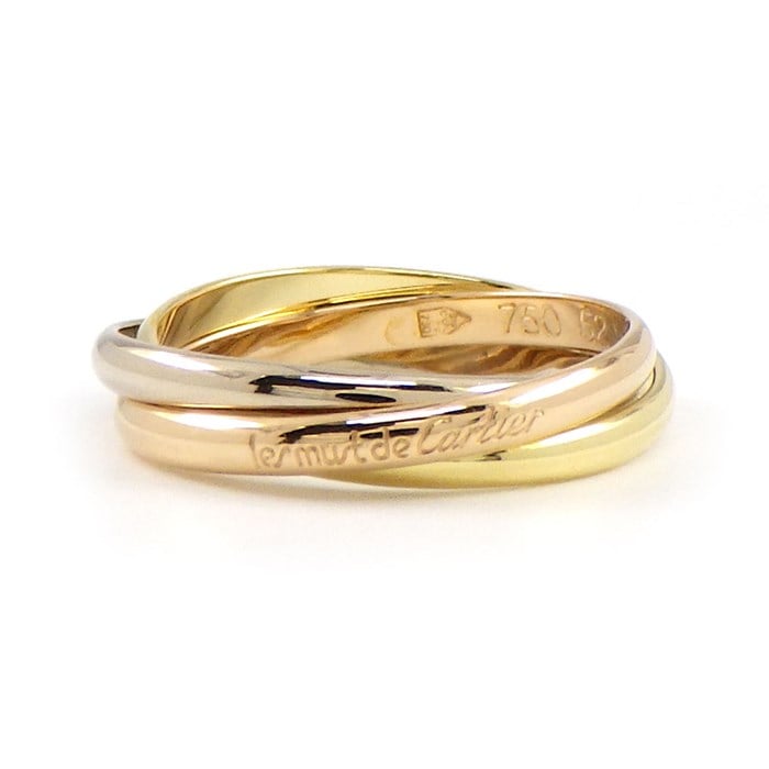 【カルティエ Cartier】リング トリニティ XS K18PG K18WG K18YG 11.5号 / #52 