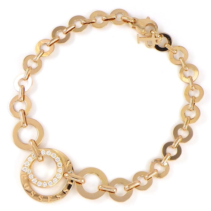 ピアジェ　ダイヤ　サークル　750　K18　PG　ポセション　ブレス ピアジェ ダイヤ サークル 750 K18 PG ポセション ブレス - メルカリ