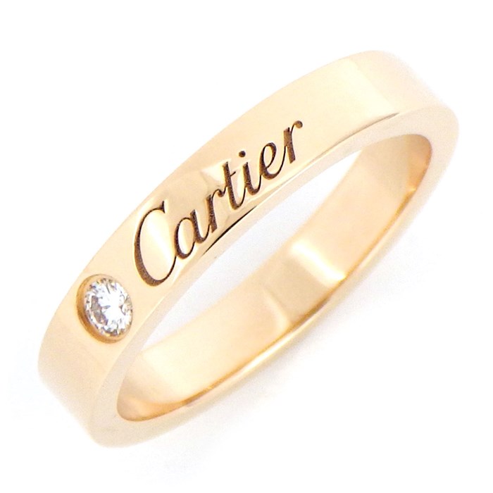 カルティエ Cartier】リング エングレーブド ウェディング 3mm 