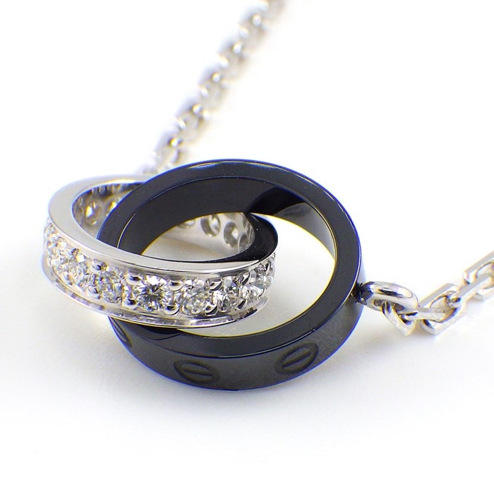 カルティエ Cartier】ネックレス ベビーラブ パヴェ ダイヤモンド  