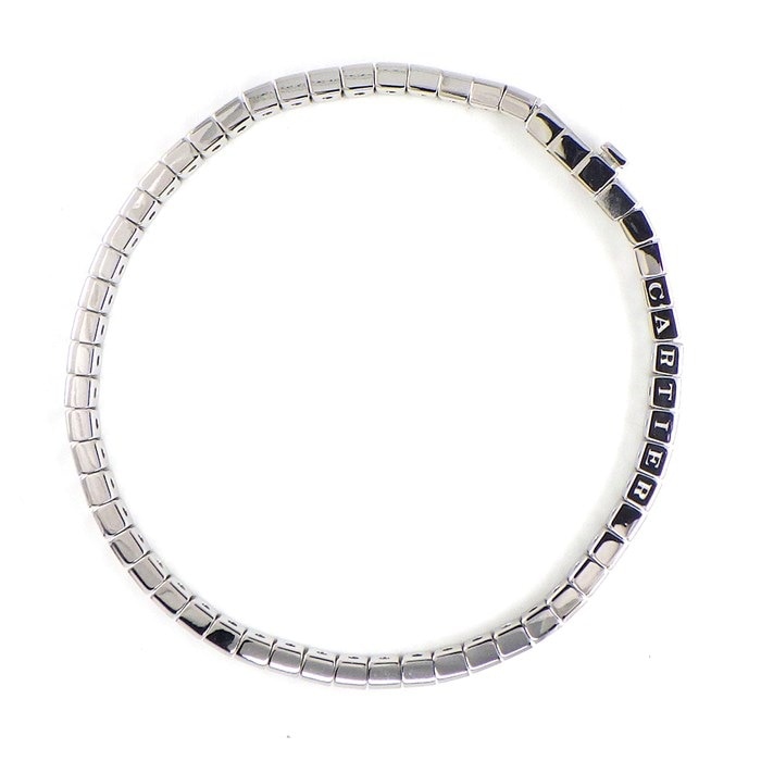 【カルティエ Cartier】ブレスレット ラニエール ロゴ K18WG / #15 