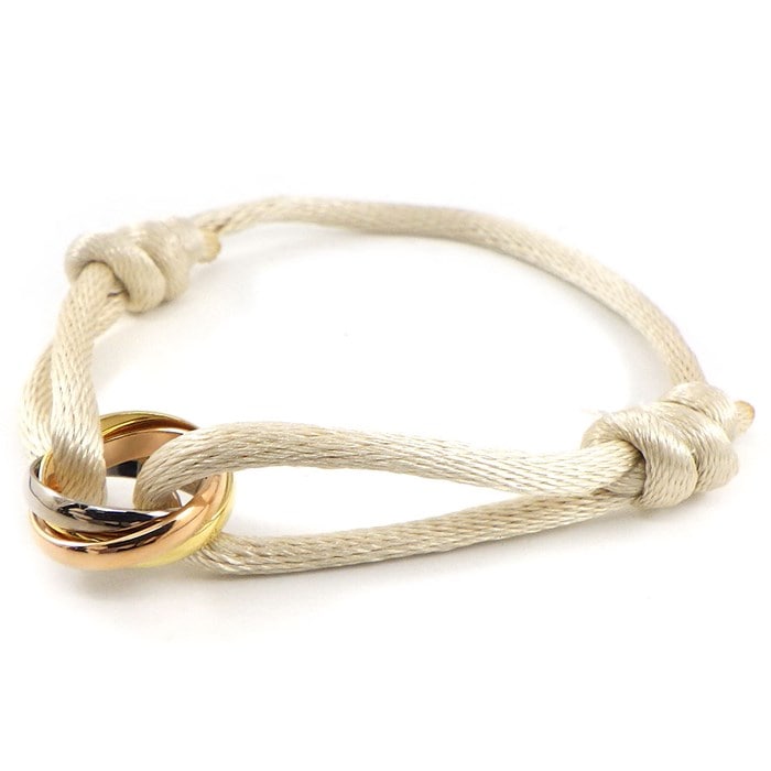 【カルティエ Cartier】ブレスレット トリニティ B6016700 スリーカラー K18PG K18WG K18YG 