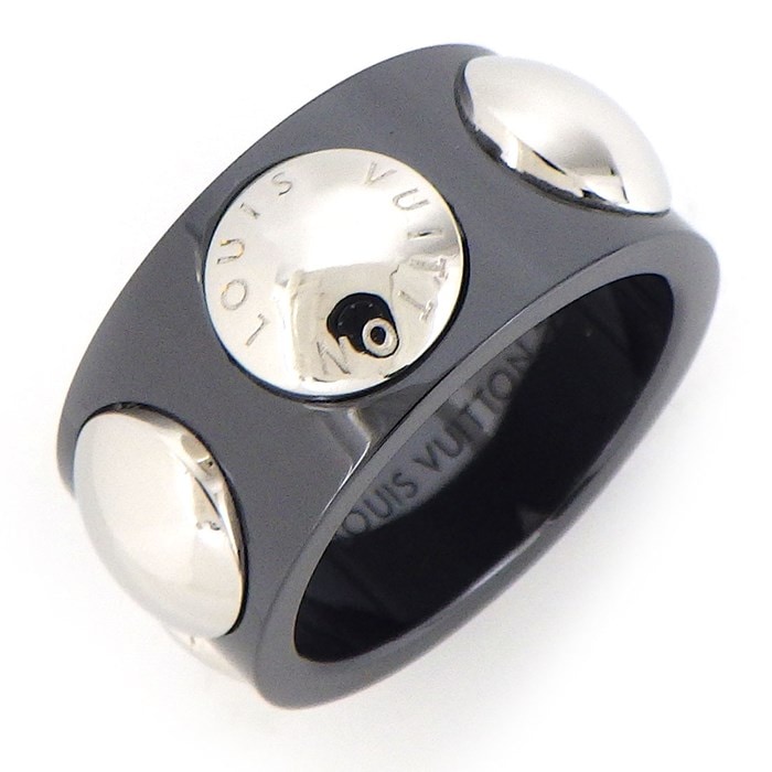 ルイヴィトンLOUISVUITTONグランドバーグプラチナ指輪リング24号