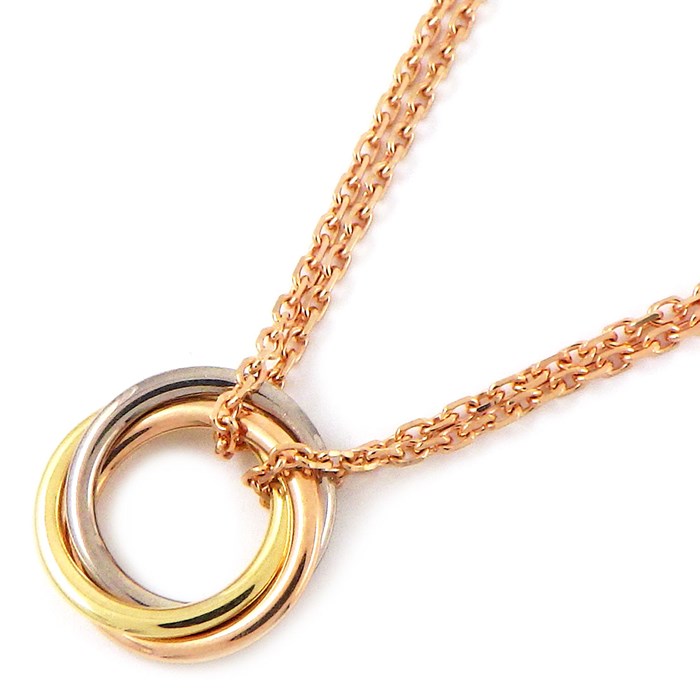 カルティエ Cartier】ネックレス トリニティ ダブルチェーン B7218200  