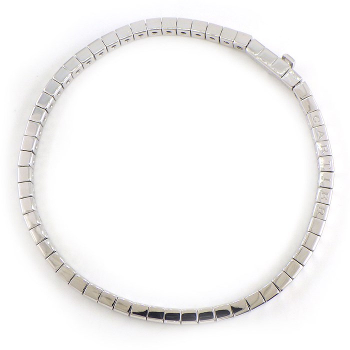 カルティエ Cartier ブレスレット ラニエール ロゴ K18WG / #16 【中古】