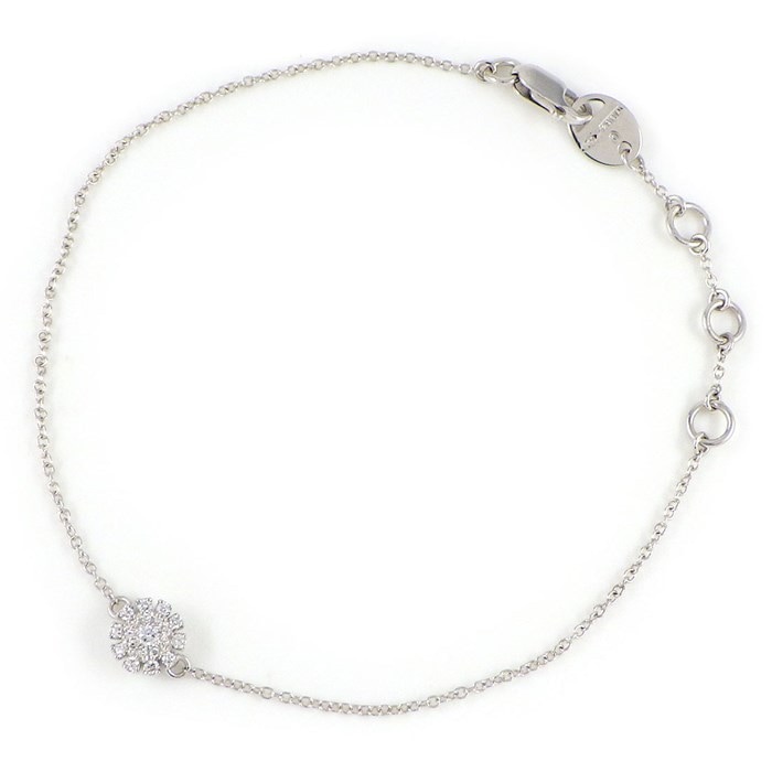 ダミアーニ DAMIANI ブレスレット マルゲリータ パヴェ ダイヤモンド K18WG 【箱・保付き】 【中古】