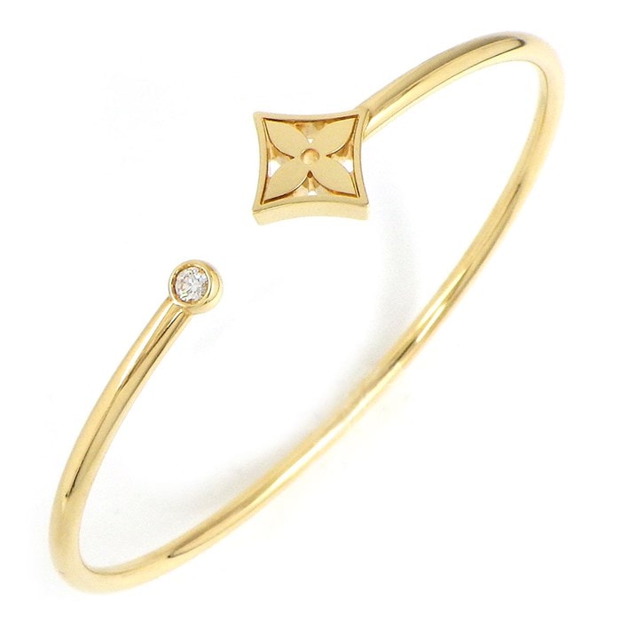 Louis Vuitton Idylle Blossom Twist Bracelet, Yellow Gold And Diamonds  (Q95712) in 2023