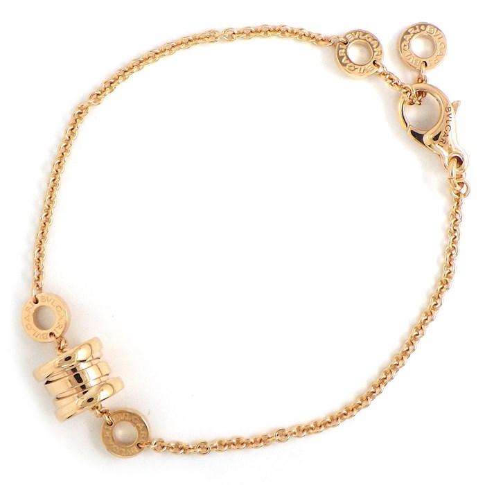 ブルガリ ビー ゼロワン ミニ ブレスレット YG 腕輪 ブレスレット 750 ブルガリ ビー ゼロワン ミニ ブレスレット YG 腕輪