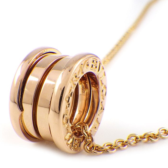 ブルガリ BVLGARI ネックレス B-zero1 ビーゼロワン K18PG 【中古】