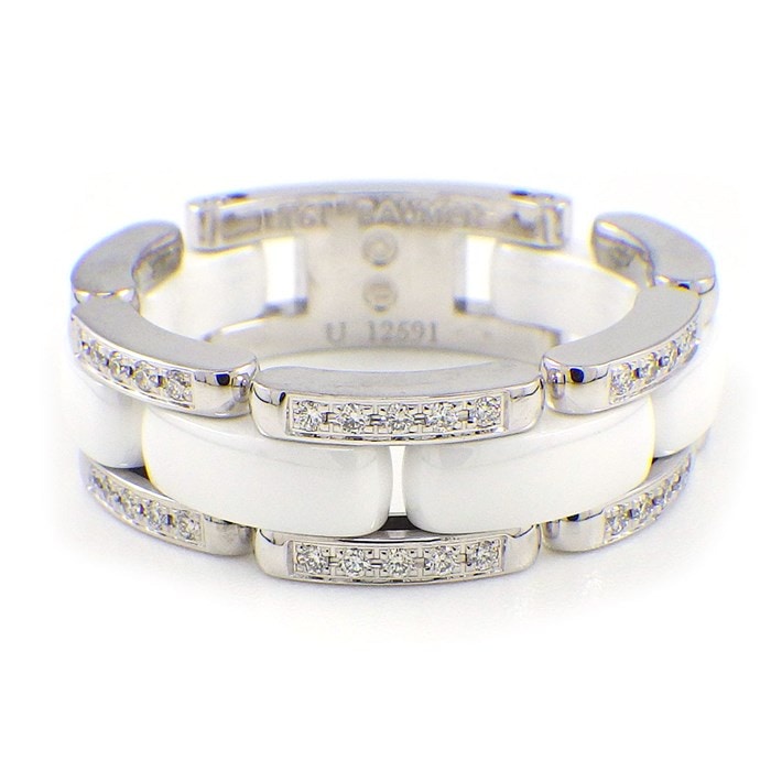 シャネル CHANEL リング ウルトラ ダイヤモンド K18WG ホワイト  