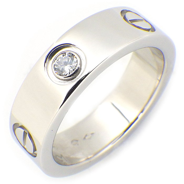 カルティエ Cartier リング ラブリング 1ポイント ダイヤモンド PT950  