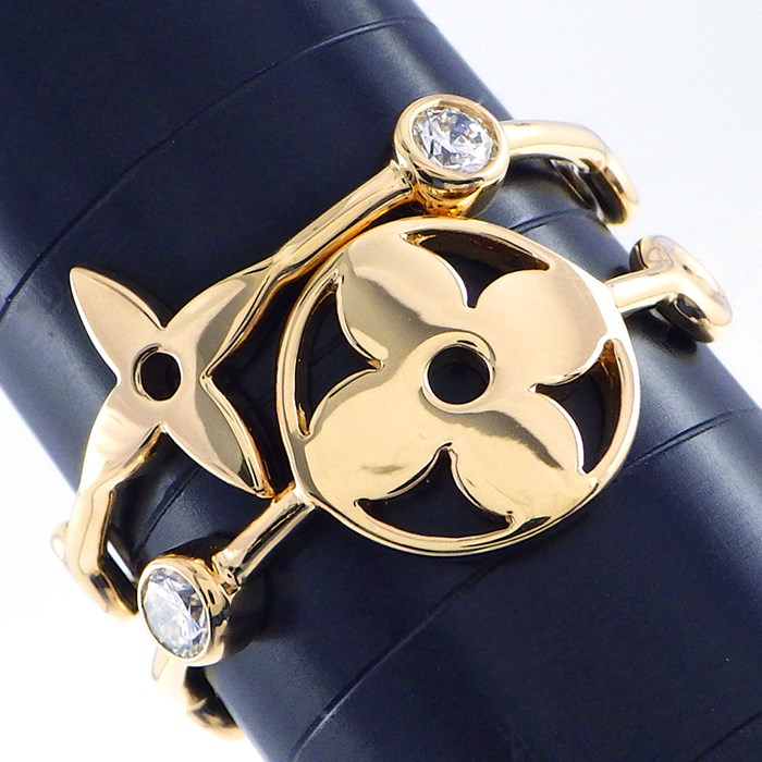 ルイ・ヴィトン LOUIS VUITTON リング バーグ モノグラム スキン Q9A72  