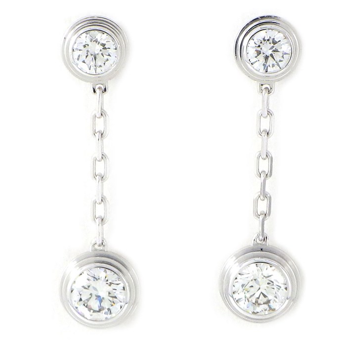 カルティエ Cartier ピアス ディアマン レジェ ドゥ ダムール  