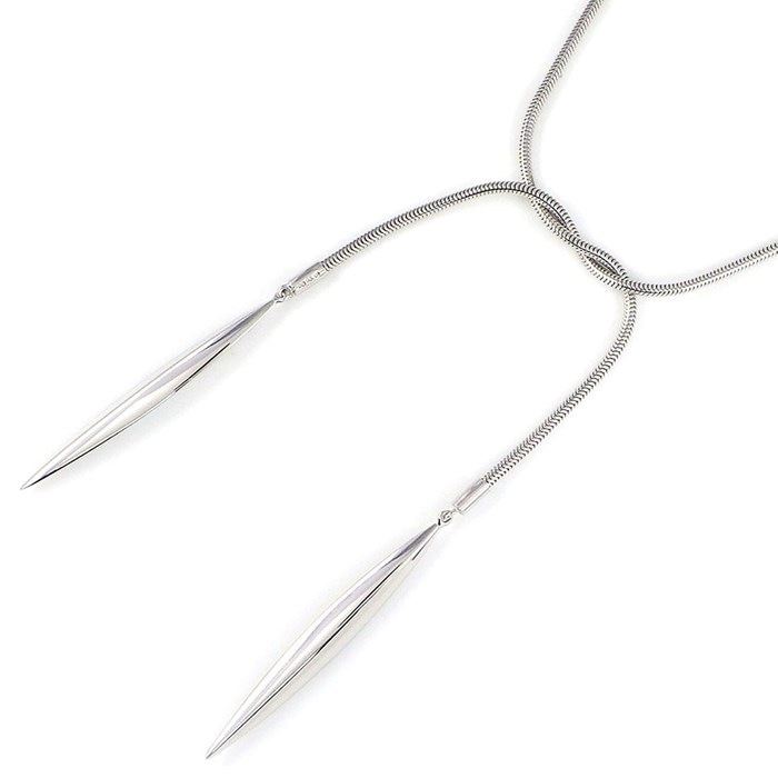 ティファニー Tiffany & Co. ロングネックレス フェザー ラリエット ティラチェーン K18WG 【中古】-ジェイビーワークス 公式オンラインショップ