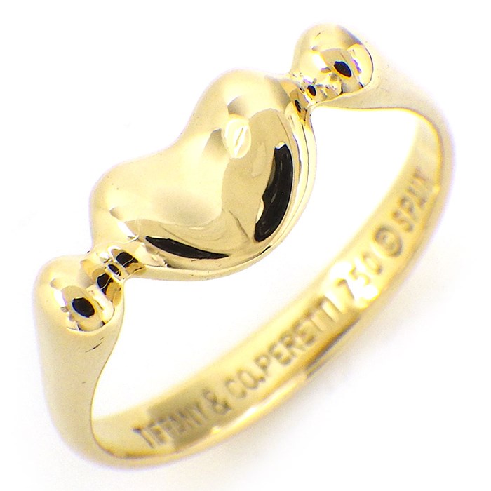 ティファニー Tiffany & Co. リング ビーンズ K18YG 11号 【中古】