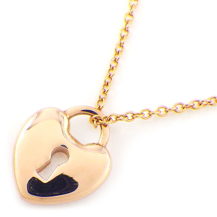 ティファニー Tiffany & Co. ネックレス ハートロック K18PG 【中古】