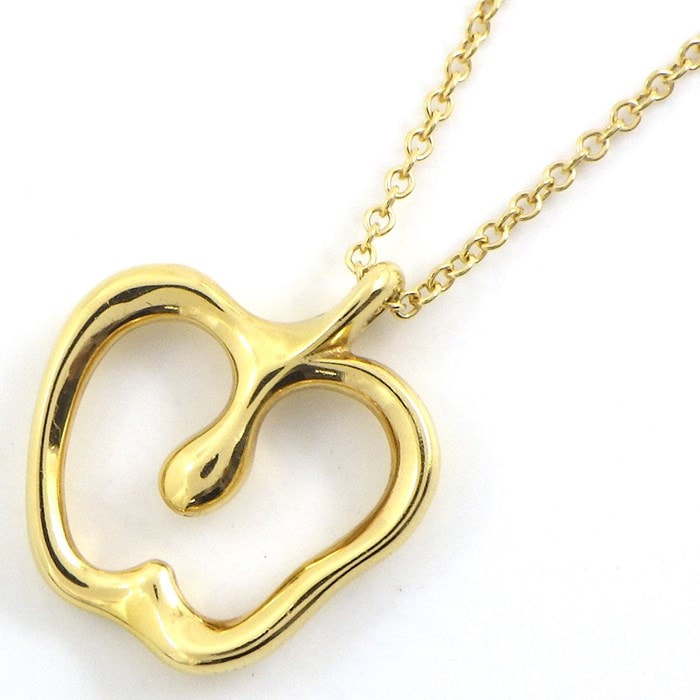 ティファニー Tiffany & Co. ネックレス アップル スモール K18YG 【中古】