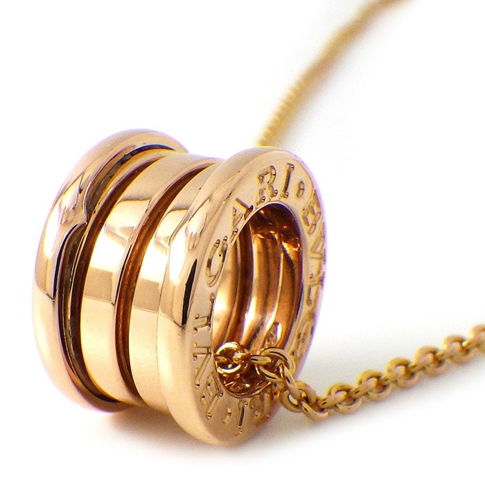 ブルガリ BVLGARI ネックレス B-zero1 ビーゼロワン K18PG 【中古】