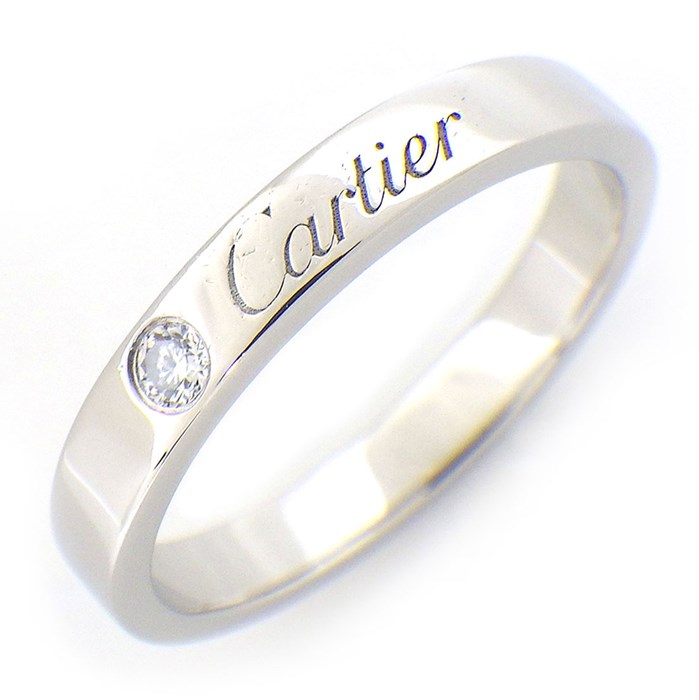 カルティエ Cartier リング C ドゥ カルティエ ウェディング バンド  