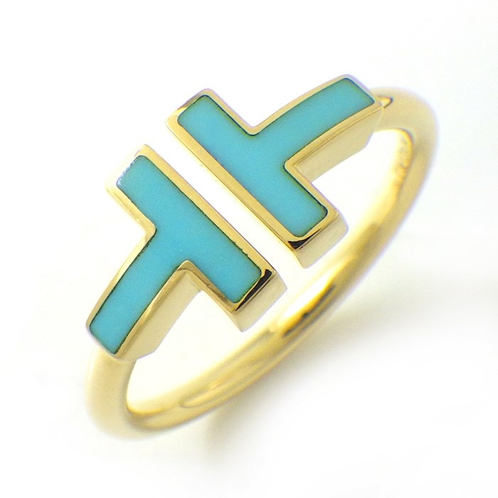ティファニー Tiffany & Co. リング Tワイヤー ターコイズ トルコ石 