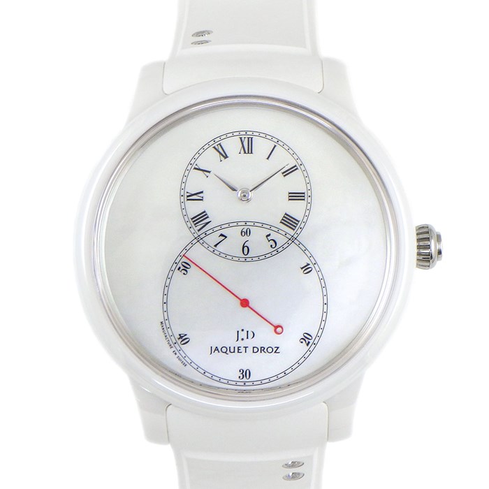 ジャケ・ドロー JAQUET DROZ 腕時計 グランセコンド セラミック ナクレ  