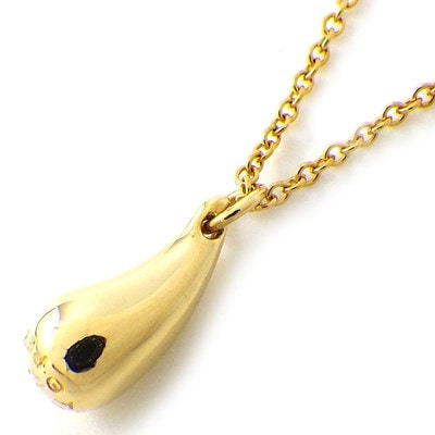 ティファニー Tiffany & Co. ネックレス ティア ドロップ K18YG 【中古】