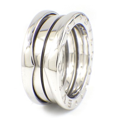 ブルガリ BVLGARI リング B-zero1 ビーゼロワン 323531 K18WG 9号 / #50 【中古】