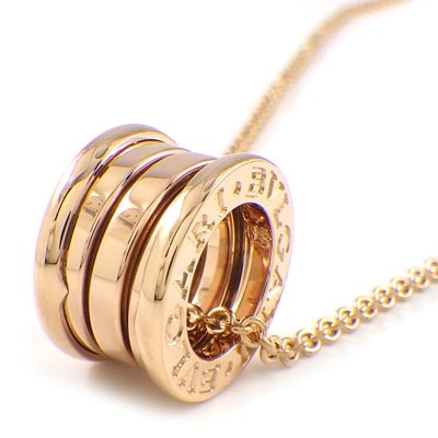 ブルガリ BVLGARI ネックレス B-zero1 ビーゼロワン K18PG 【中古】