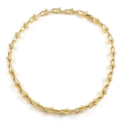 ティファニー Tiffany & Co. ブレスレット ハードウェア マイクロリンク 60416958 K18YG 【中古】