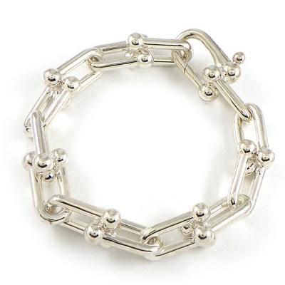 ティファニー Tiffany & Co. ブレスレット ハードウェア ラージ リンク 60153089 チェーン SV925 【中古】