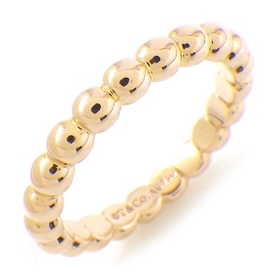 ティファニー Tiffany & Co. リング ハードウェア ボール K18PG 9号 【中古】