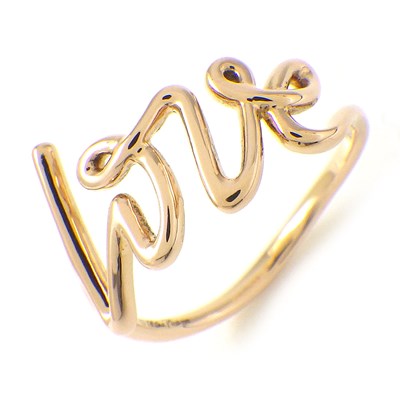 ティファニー Tiffany & Co. リング パロマ・ピカソ グラフティ ラブ スモール 60571473 K18PG 10.5号 【中古】