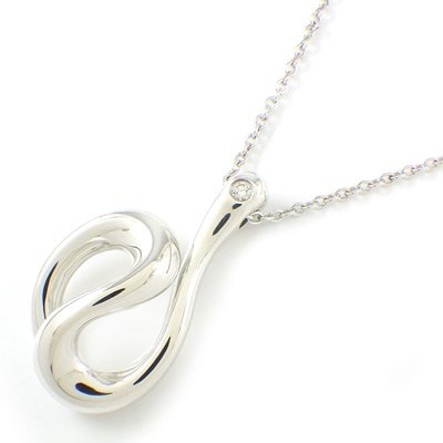 ティファニー Tiffany & Co. ネックレス オープン ウェーブ 1ポイント  