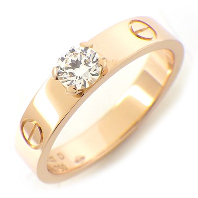 カルティエ Cartier リング ミニ ラブ ソリテール ソリティア 1 