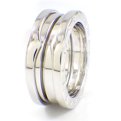 ブルガリ BVLGARI リング B-zero1 ビーゼロワン K18WG 9.5号 / #50 【中古】