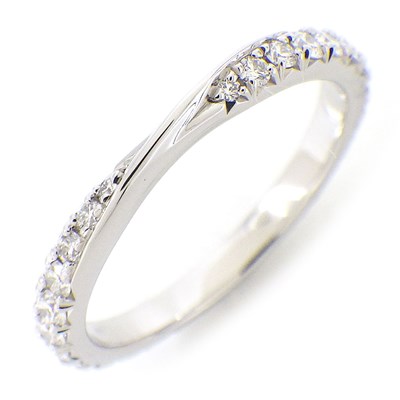 ハリーウィンストン HARRY WINSTON リング ブリリアント ラブ WBDPRDPABRL フル エタニティ ダイヤモンド PT950 7.5号 【中古】