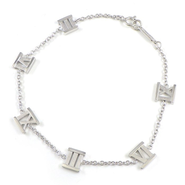 ティファニー Tiffany & Co. ブレスレット アトラス K18WG 【中古】
