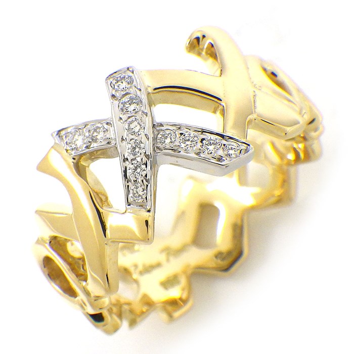 ティファニー Tiffany & Co. リング ラブ & キス XO グラフィティ  