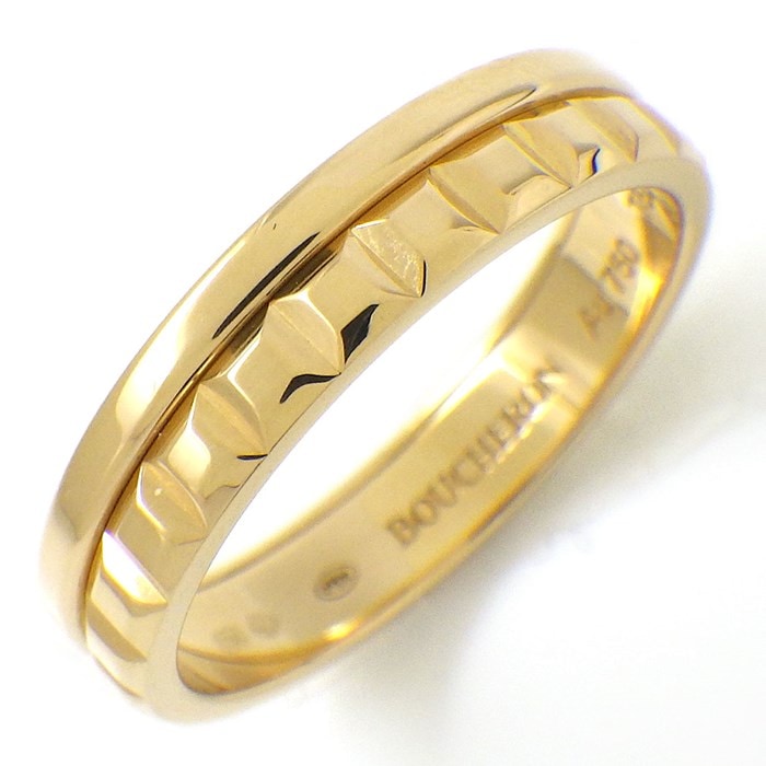 ブシュロン BOUCHERON リング キャトル ラディアント エディション ハーフ JAL00251 K18YG 12号 / #52 【箱・保付き】 【中古】