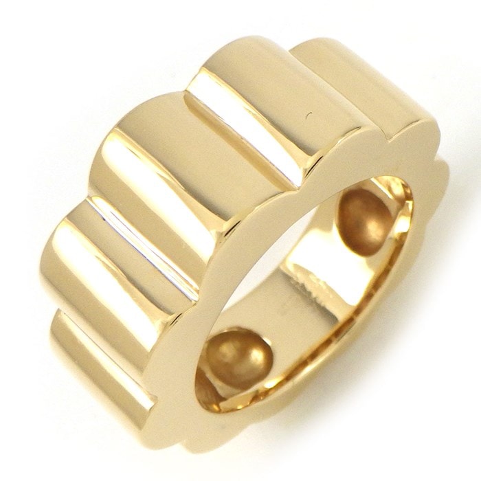 シャネル CHANEL リング プロフィールド カメリア K18YG 11号 / #51 【中古】
