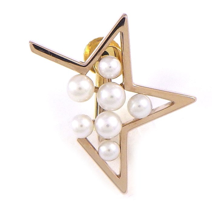 タサキ　K18 パール 7.1グラム ワンポイントダイヤ付き タサキK18 パール 7.1グラム ワンポイントダイヤ付き