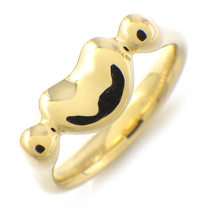 5.5号【中古】 ファッション TIFFANY ティファニー ビーンズ リング used 