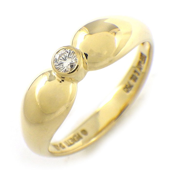 ティファニー 9号 インターロッキング リング ダブル 1837 2連 指輪