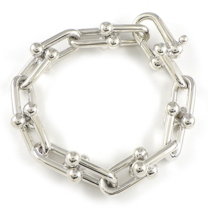 ティファニー Tiffany & Co. ブレスレット ハードウェア ラージ リンク 60153090 SV925 【中古】